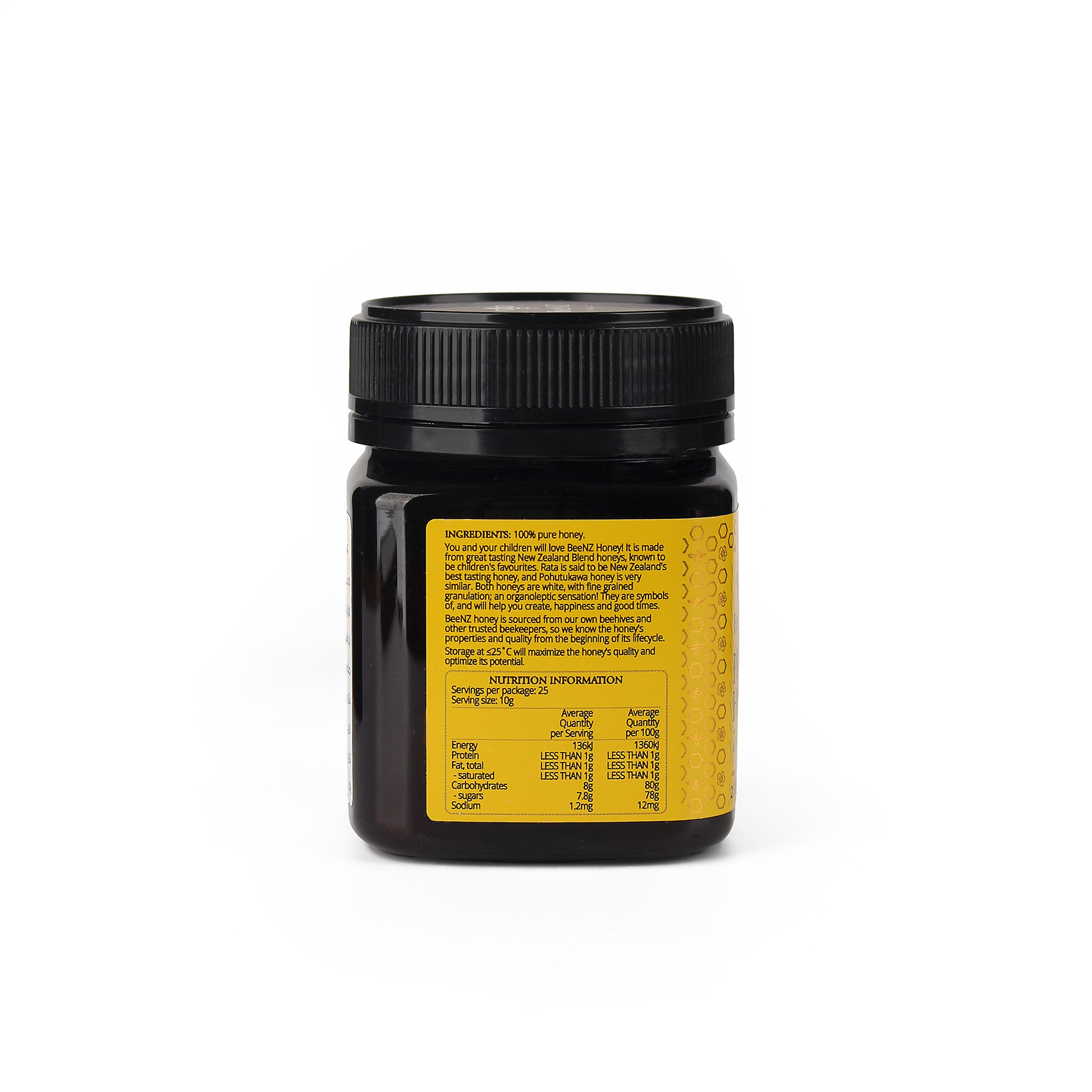  عسل بينز النيوزلندي النقي 250جرام- Beenz Pure NewZealand Honey 250g 