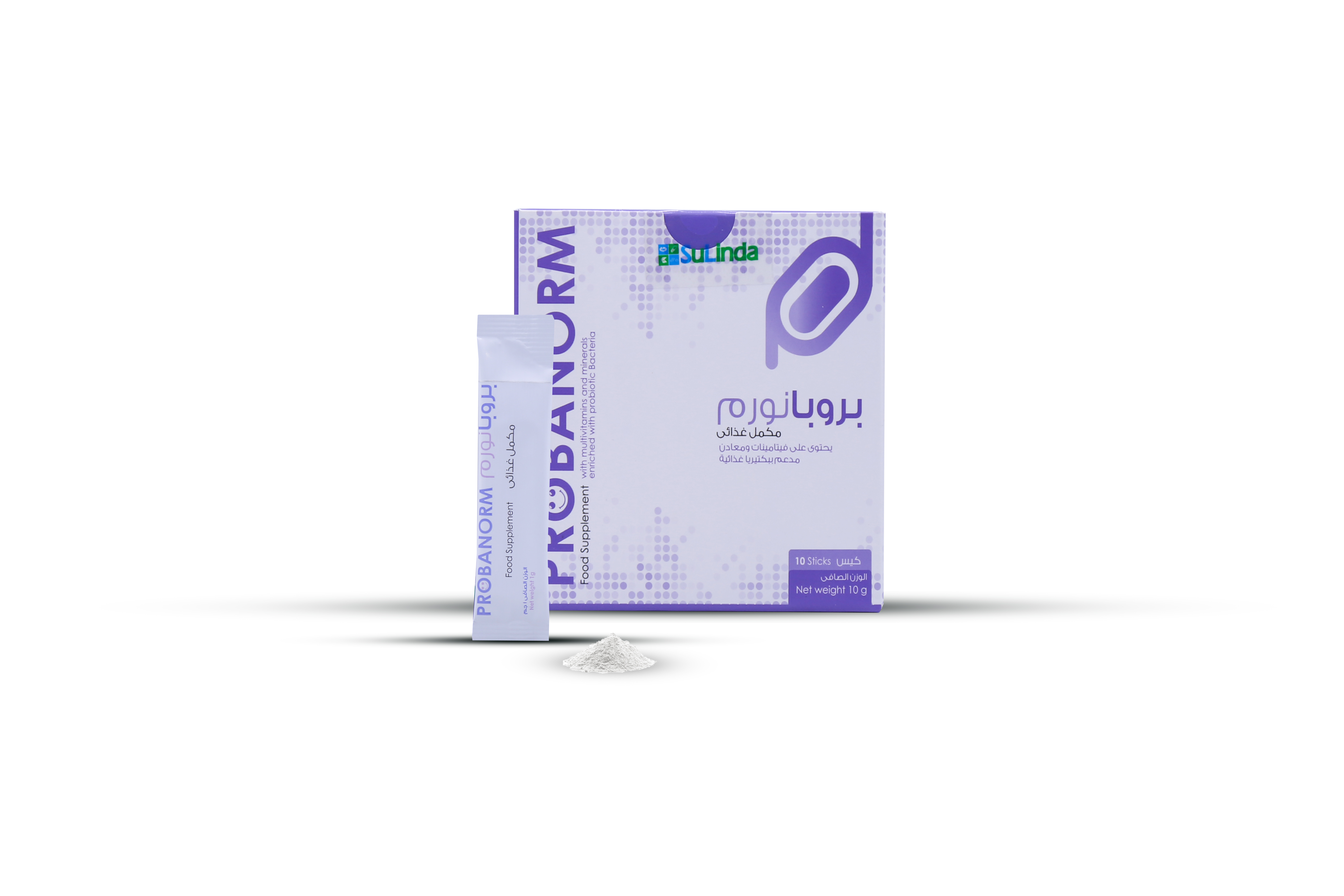  Probanorm Probiotic 76 mg, Vitamin C Vitamin D Vitamin B12 and  Zinc Strawberry and Raspberry flavor 10 Sticks 