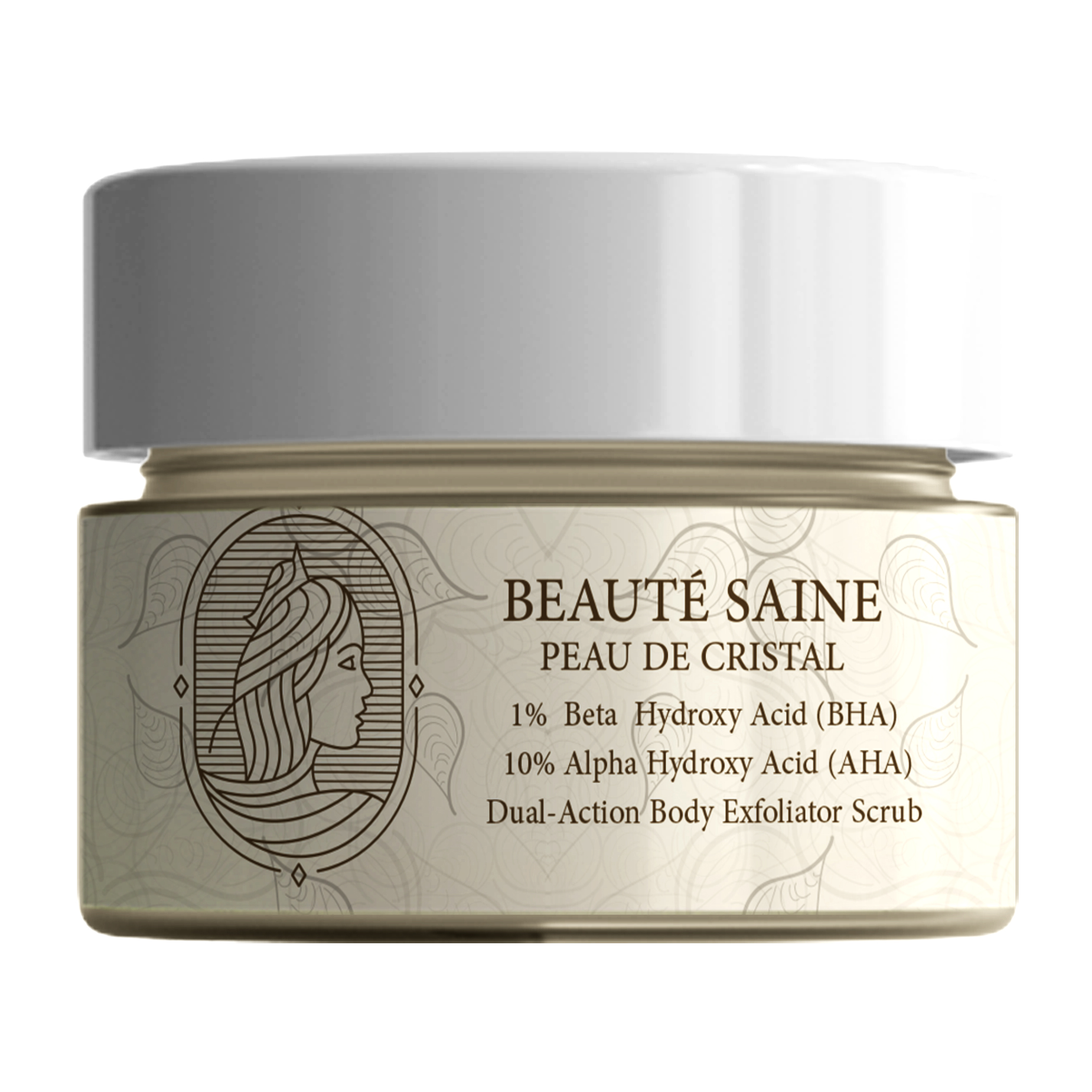  بيوتي سانيه -- مقشر البشرة الكريستالية مزدوج المفعول 250 جم -  Beauty Saine Double Action Crystal Scrub 250g 
