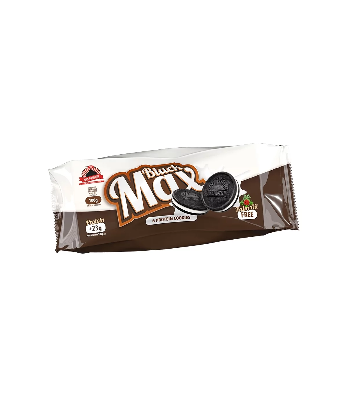  بلاك ماكس 6 بروتين كوكيز 100 جم - BLACKMAX BOX 6 Protein Cookies 100G 