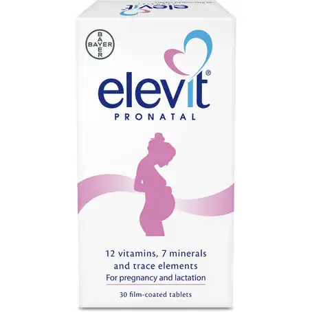  ايليفيت بروناتال فيتامينات و معادن أثناء الحمل للسيدات 30 قرص .. ELEVIT PRONATAL 30 TAB 