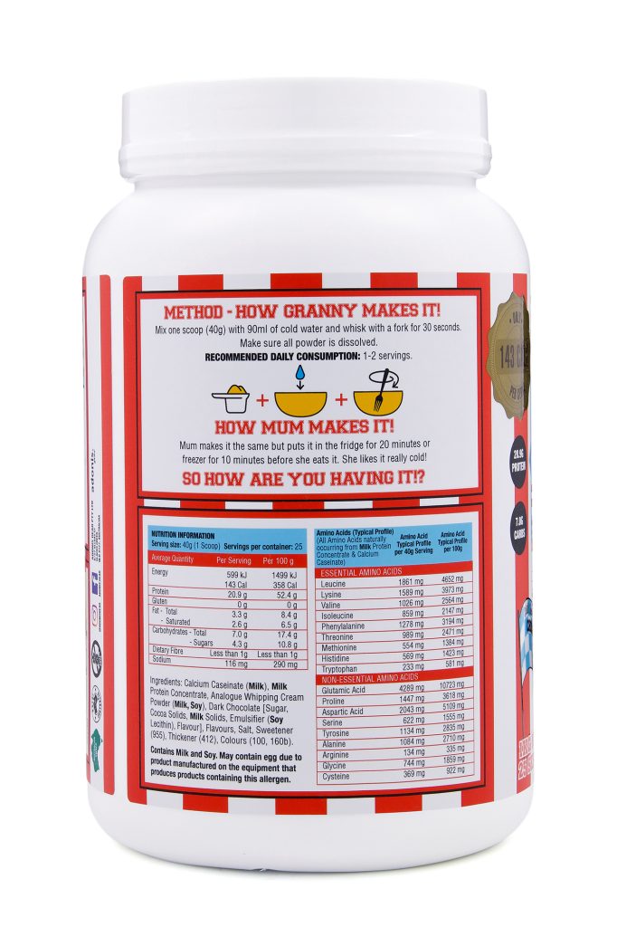  أدونيس جير بروتين كوكي عجينة الشوكولاتة على شكل قرص العسل- ADONIS COOKIE DOUGH (Casein Protein) – Choc Honeycomb 1 KG 
