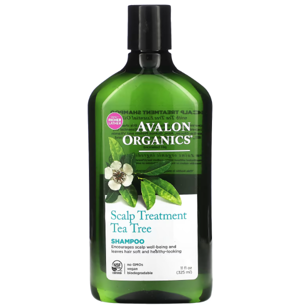  أفالون أورغانيكس‏, شامبو، علاج فروة الرأس، شجرة الشاي (325 مل) - Avalon Organics TEA TREE SHAMPOO 325 ml 