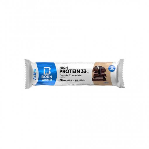  بورن وينر بروتين بار أكتيف دبل تشوكو 60 جرام-Born Winner Protein bar ACTIVE DOUBLE CHOCO 60g 