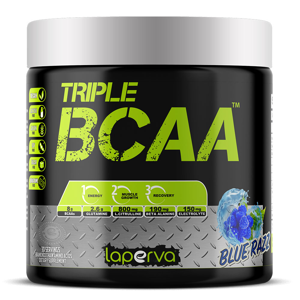  LAPERVA TRIPLE BCAA – BLUE RASPBERRY (30 Servings) 