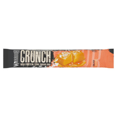  واريور كرانش-ألواح عالية البروتين 64 جم كراميل مملح-Warrior Crunch-High Protein Bars Salted Caramel 64 gm 