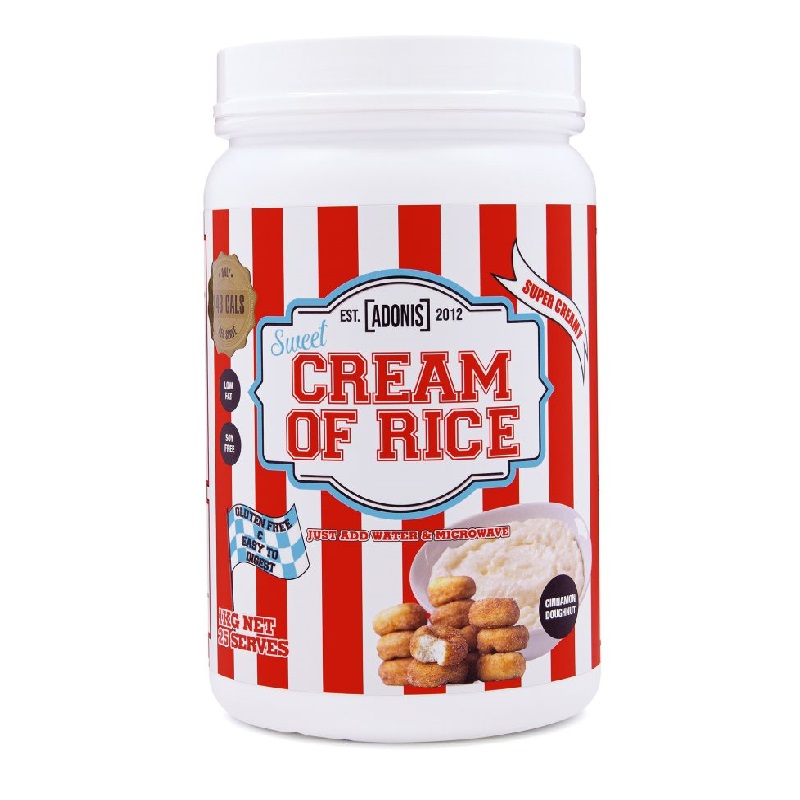  كريمة الارز دونات بالقرفة -ADONIS CREAM OF RICE - CINNAMON DOUGHNUT 1KG 