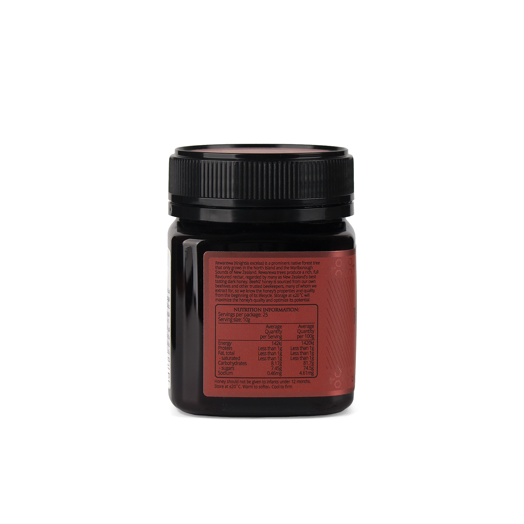  BeeNZ Rewarewa Honey 250g 