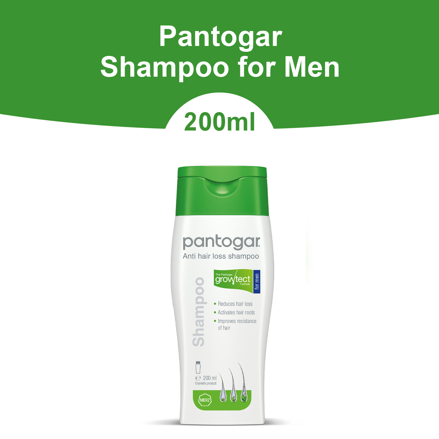  بانتوجار شامبو لتخفيف تساقط الشعر للرجال الأصلي 200 مل - Pantogar Shampoo for Men 200ml 