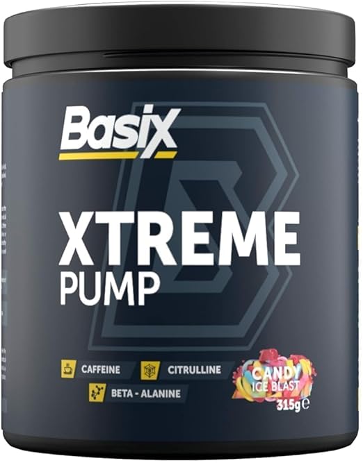  بيسيكس إكستريم بمب بنكهة كاندي كراش ٣١٥ جم-Basix Xtreme Pump Candy Crush 315 g 