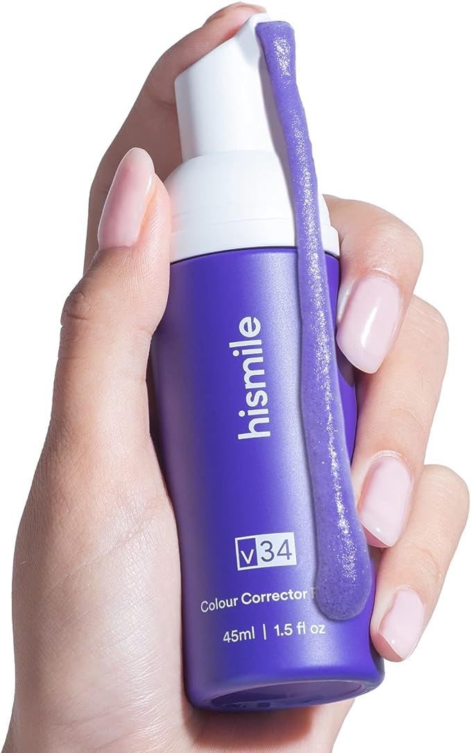  Hismile  Foam Colour Corrector, Brighter Teeth, Purple Teeth Brightening 