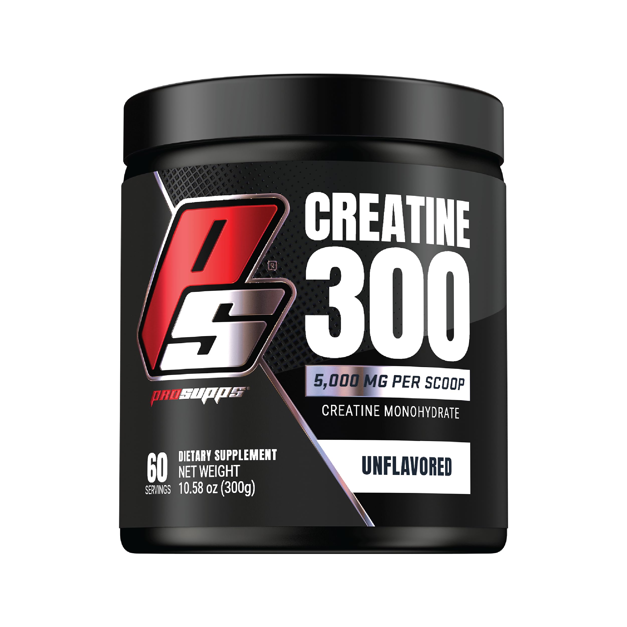  بروسوبس كرياتين 300، 100% درجة صيدلانية 5000 مجم كرياتين مونوهيدرات، 60 حصه-PROSUPPS Creatine 300, 100% Pharmaceutical Grade Micronized 5,000mg Creatine Monohydrate, 60 Servings 