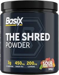  بيسكس ذا شريد باور حلوى حامضة 300 جم-Basix The Shred power Sour Gummy Bear 300 GM 