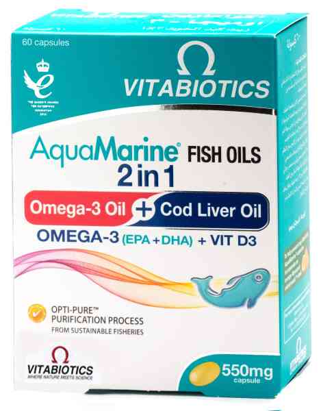  اكوامارين 2 في 1 -60 كبسولة-Aquamarine 2 in 1 - 60 capsules 