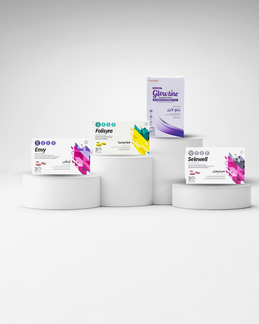  Fenana Package x2month Hair and Nails care  (Envy-folysira-glowline30 - selewell) 