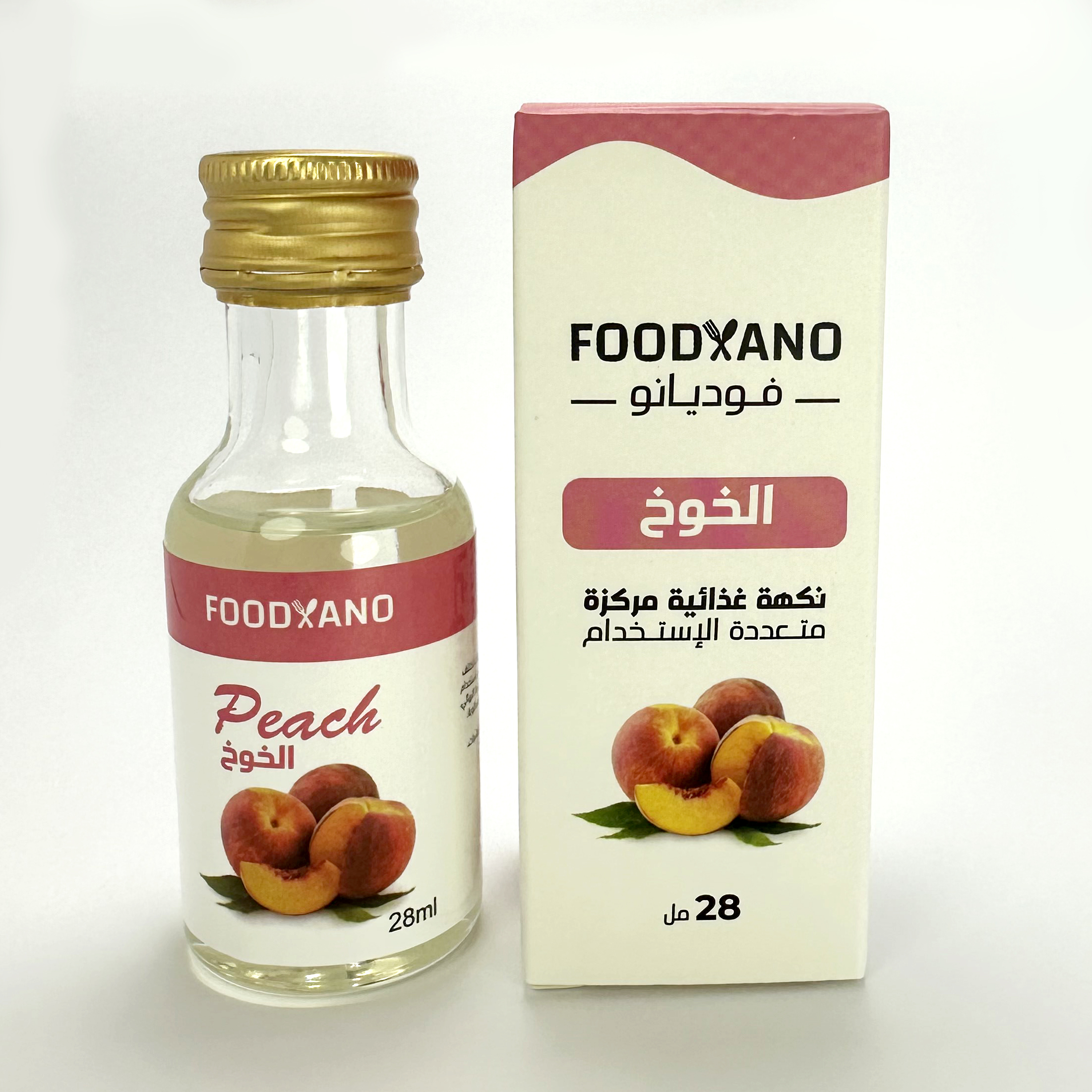  فوديانو نكهة الخوخ 28 مل-FOODYANO PEACH FLAVOR LIQUID 28ml 