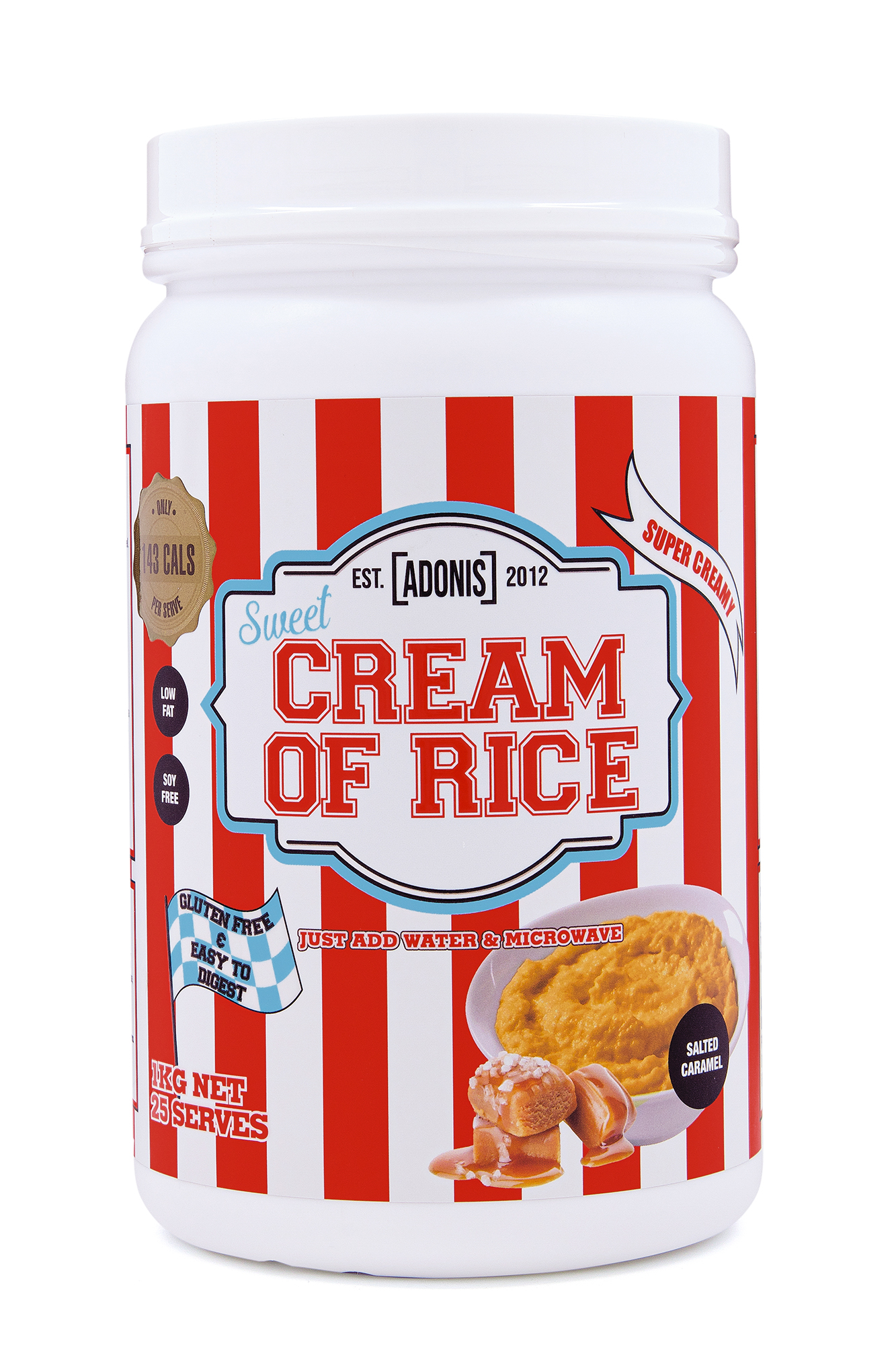  كريمة الارز كراميل مملح-ADONIS CREAM OF RICE -SALTED CARAMEL 1KG 