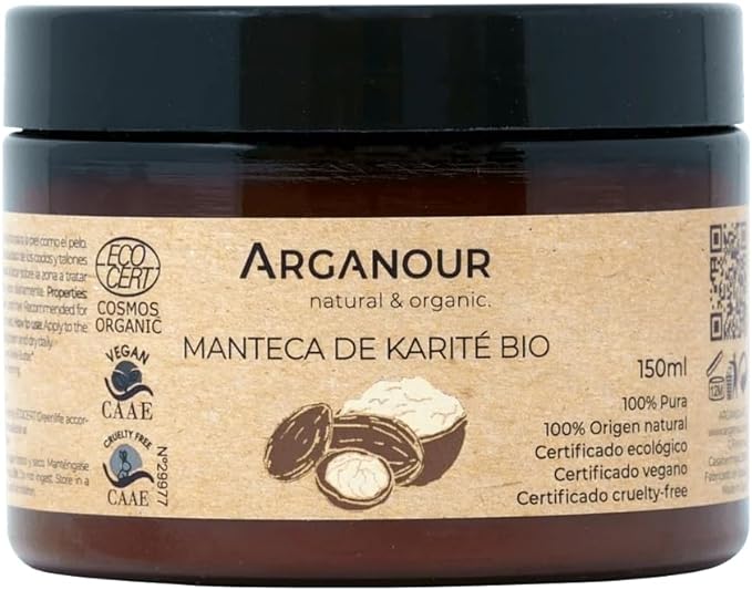  أرجانور زبدة الشيا للوجه والجسم والشعر 150 مل .. ARGANOUR Shea Butter Face, Body & Hair Body Treatment 150 ml 