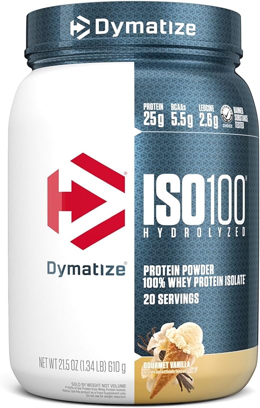  Dymatize ISO100 - Gourmet Vanilla - 20 Ser - 1.34 LB 