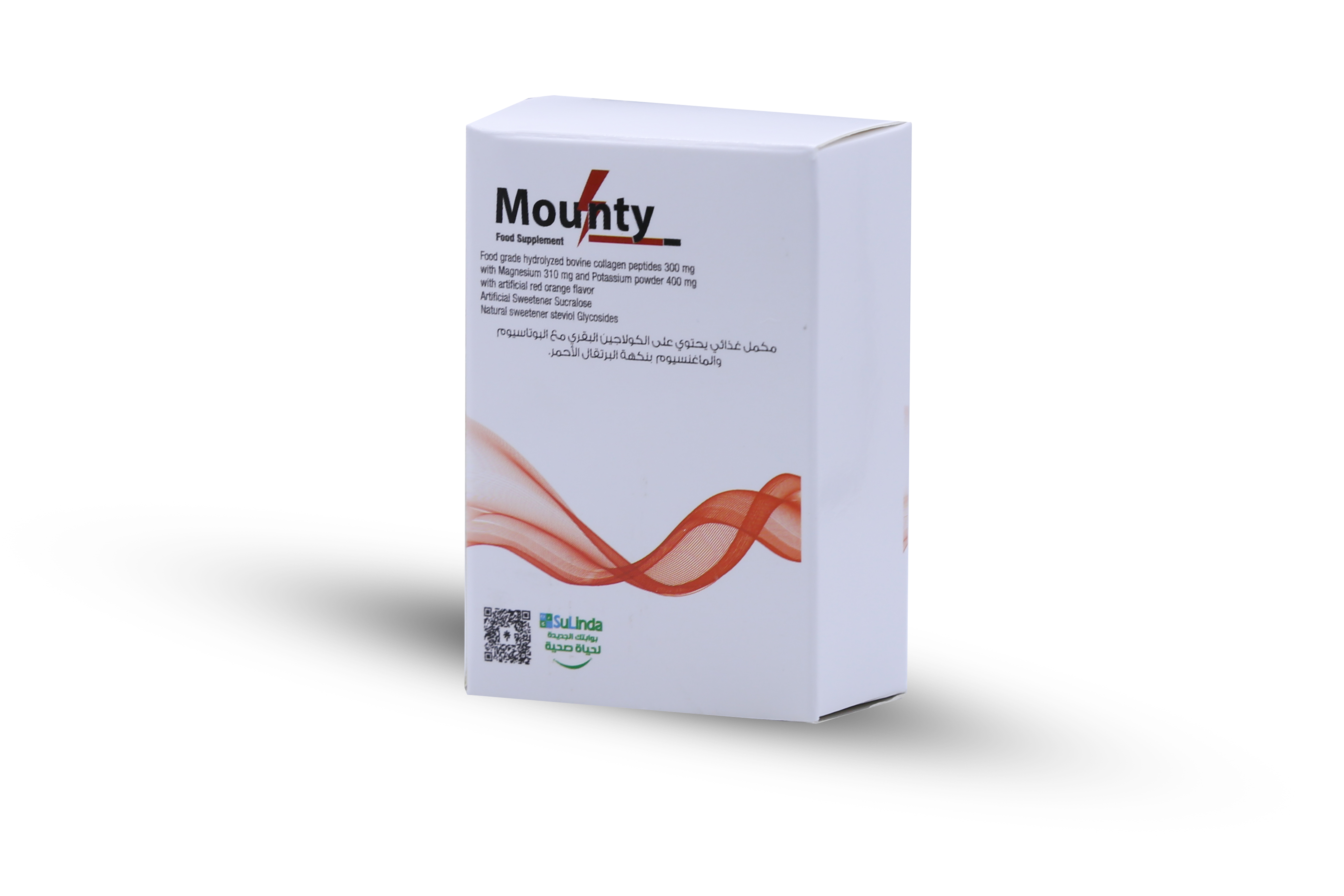  ماونتي – مغنيسيوم 0.31 جم مع الجنسنغ وفيتامين سي – 5 كيس - Mounty Potassium, Magnesium 5 Sachets 106 g 