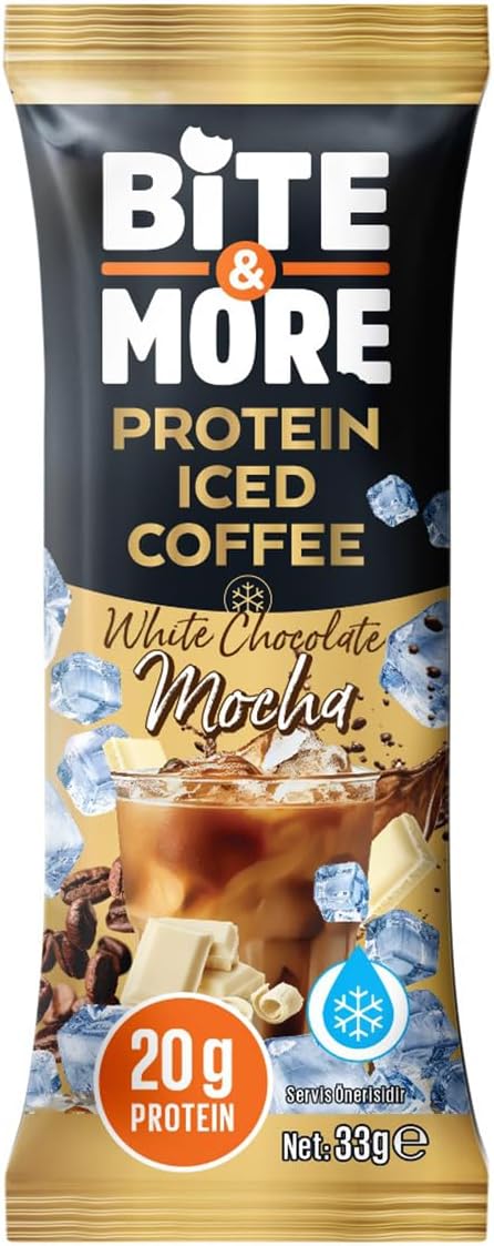  Bite & More White Chocolate Mocha Protein Iced Coffee - Sugar Free 30gm 
