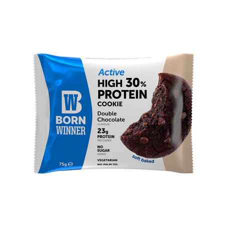  بورن وينر بروتين كوكي أكتيف دبل تشوكو 75 جرام-Born Winner Protein Cookie ACTIVE DOUBLE CHOCO 75g 