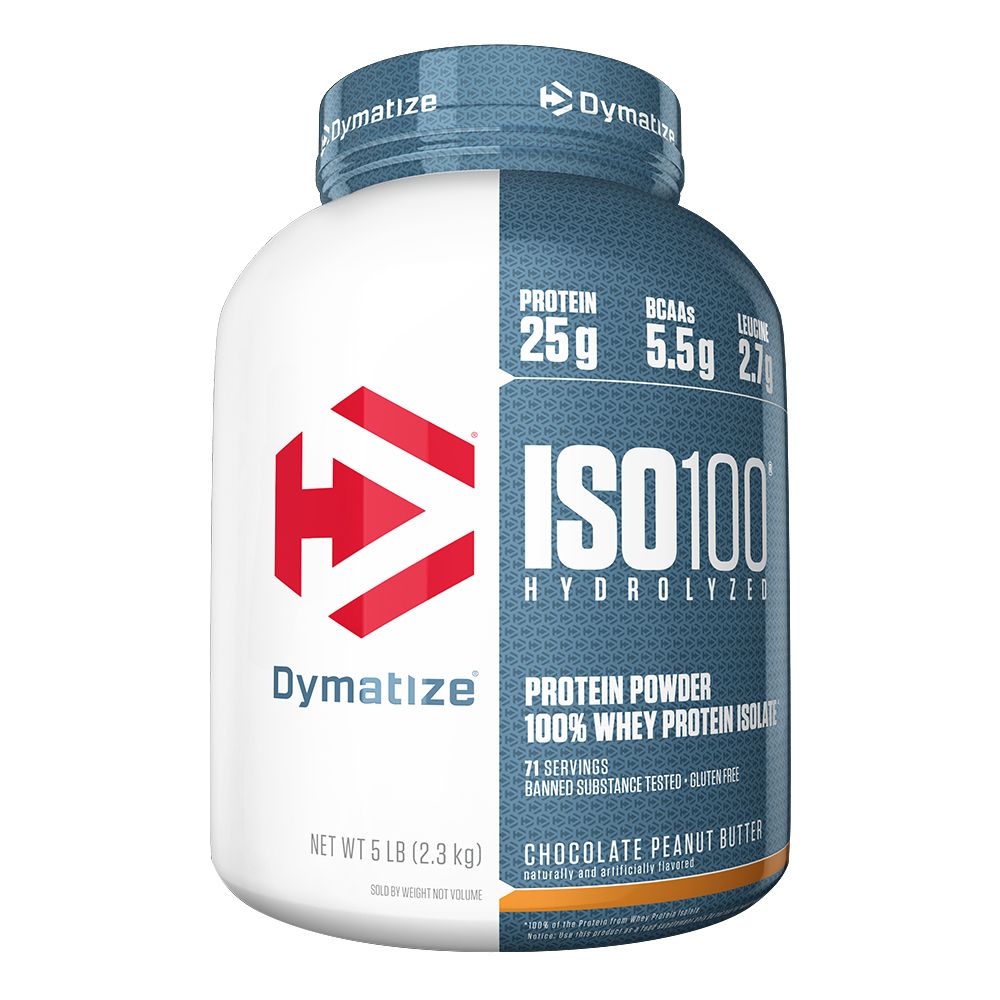 Dymatize ISO 100 5 lbs Chocolate Peanut Butter Flavor 
