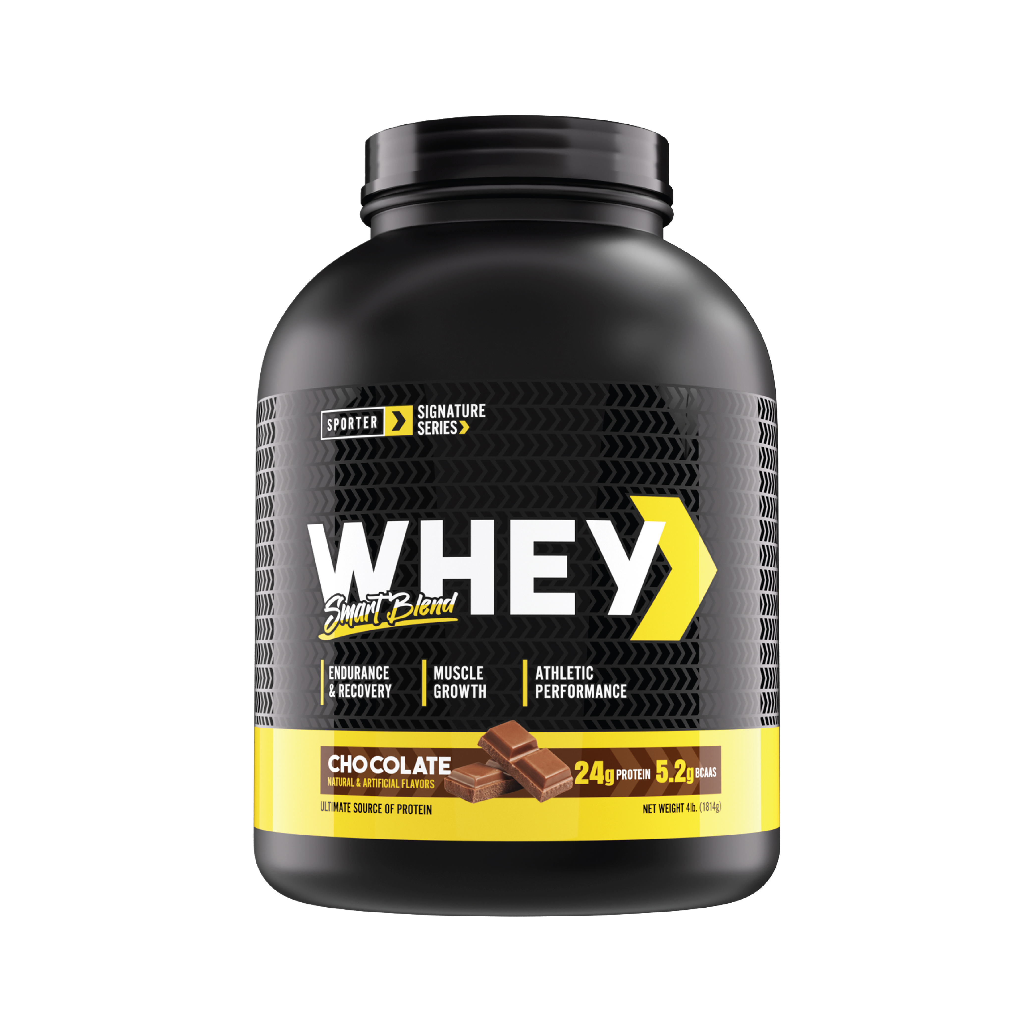  سبورتر سيغنتشر سيريز – وي سمارت بليند – بنكهة الشوكولاتة – 4 أرطال - - Sporter Whey Smart Blend is a high-quality whey protein mix designed to support muscle growth and recovery, with a rich and delicious taste. 