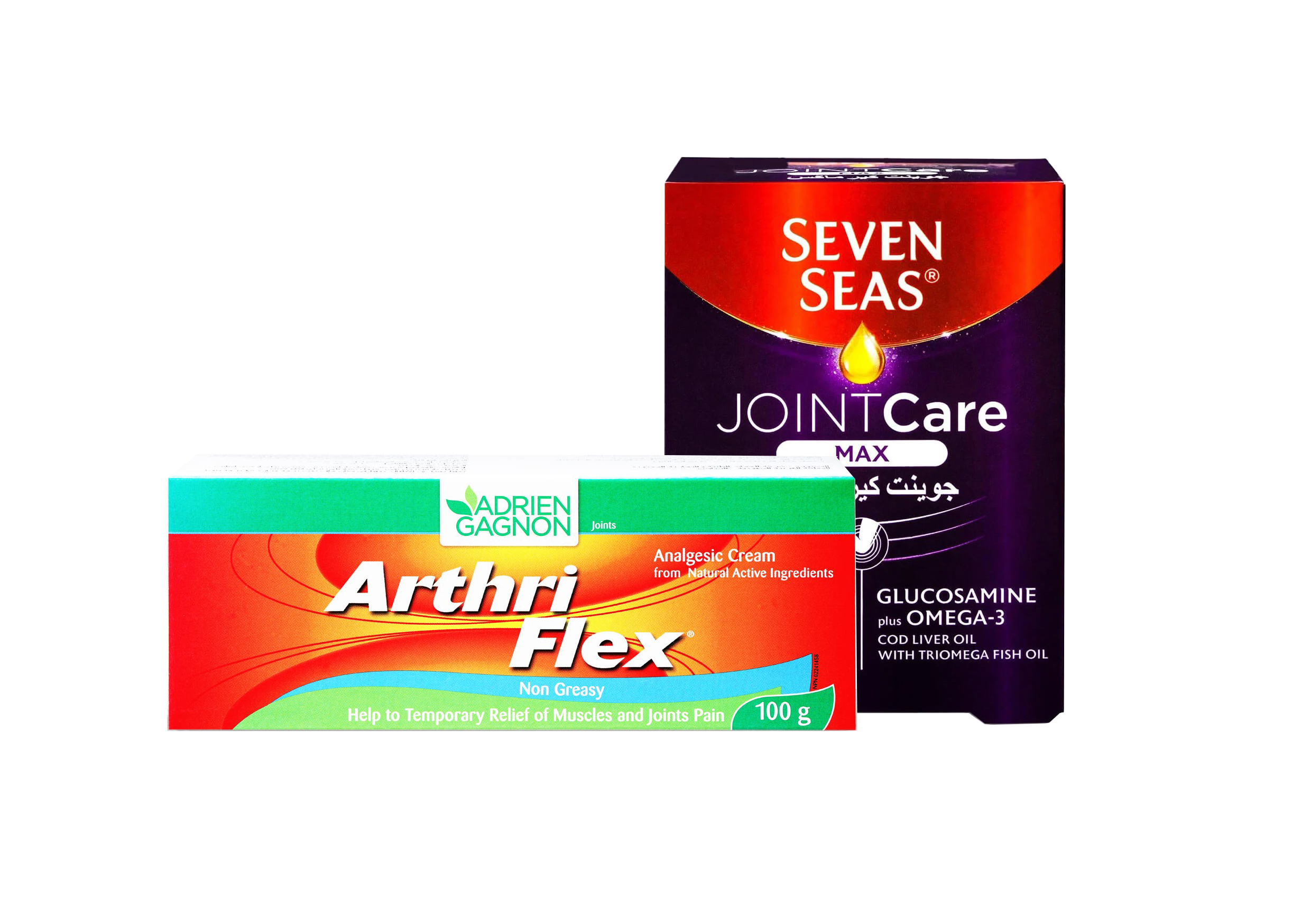 Seven Seas Joint Care Max 30 Tablets 30 Capsules + ARTHRIFLEX JOINT CREAM 100 GM 
