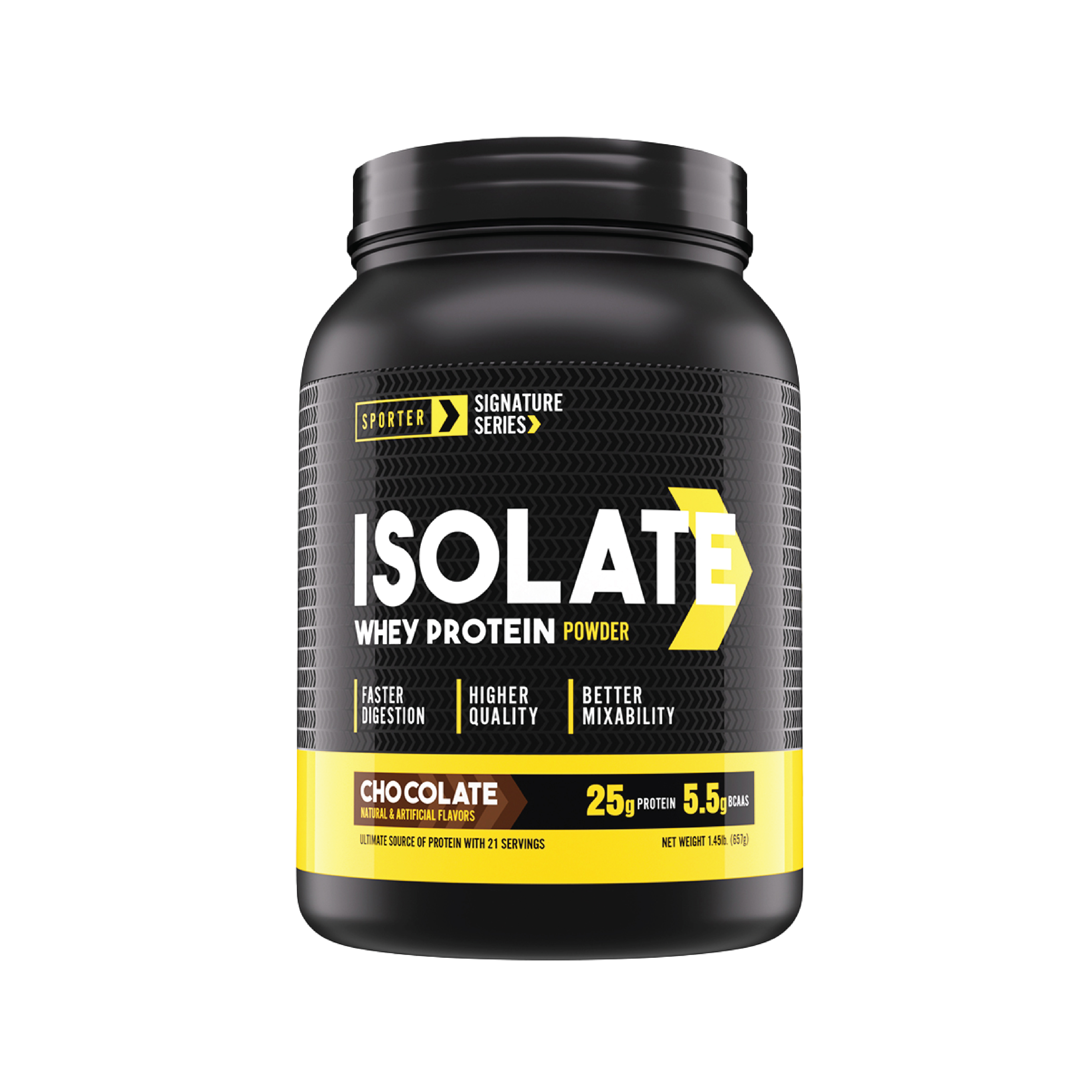  سبورتر – وي بروتين آيزوليت – شوكولاتة – 5 باوند - Sporter - Whey Protein Isolate - Chocolate - 5 lbs 