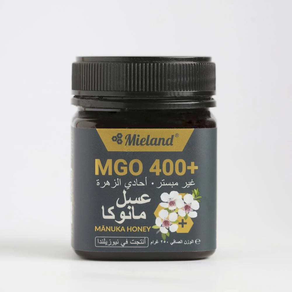  مييلاند عسل المانوكا النيوزيلندي قوة 400 MGO-MIELAND MANUKA HONEY 400 MGO+, 250 GM 