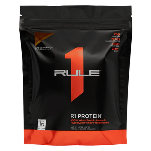  رول 1 آر 1 بروتين 15 حصة بنكهة شوكولاتة فج 0.99 رطل- RULE 1 PROTEIN CHOCOLATE FUDGE 0.99 LB 