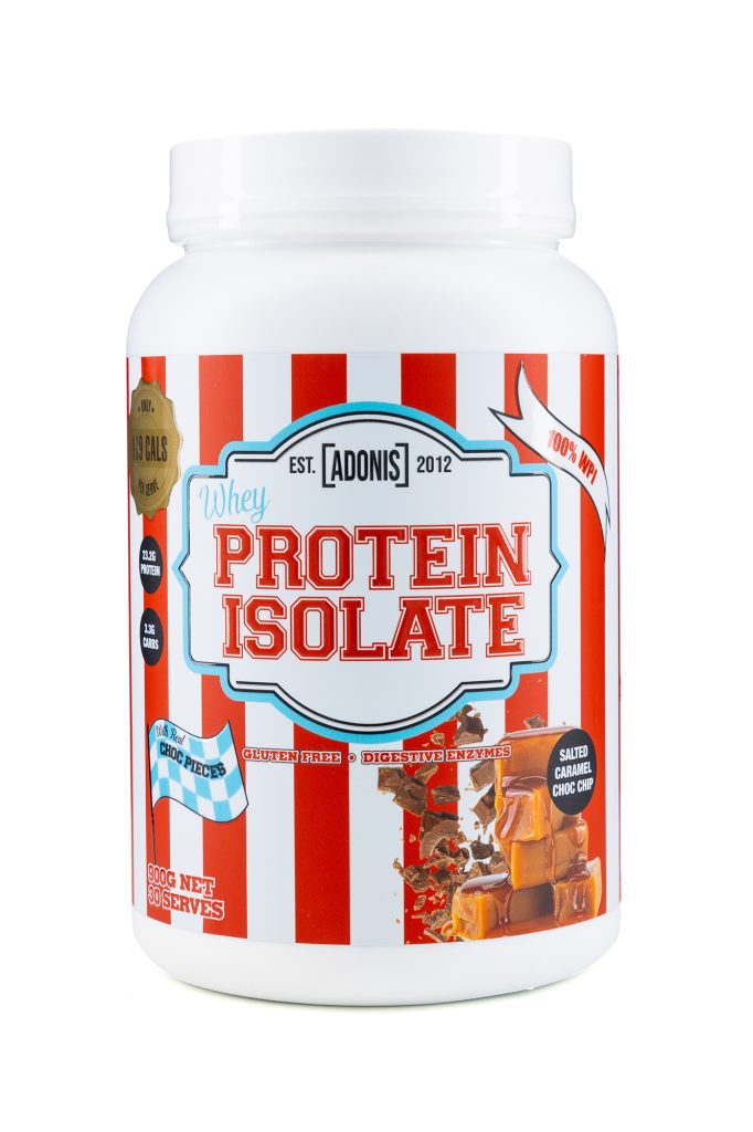  أدونيس جير بروتين مصل اللبن، شريحة شوكولاتة بالكراميل المملح-Adonis Gear Whey protein Salted Caramel Choc Chip 