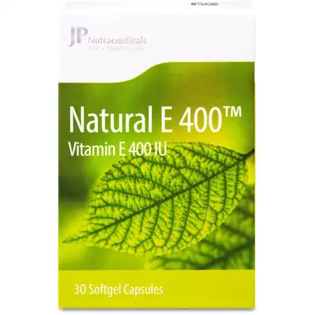  JP Natural Vitamin E 400 IU 30 Capsules 