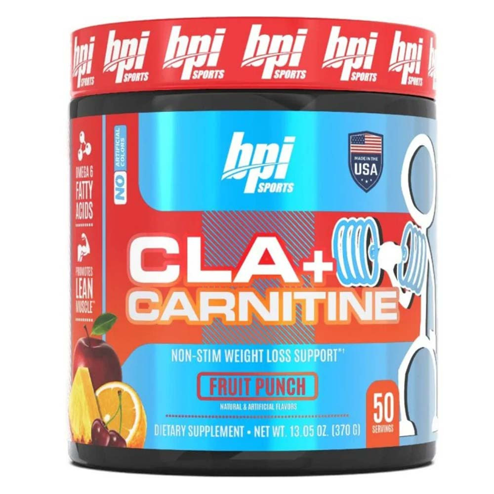  BPI CLA+ Carnitine Fruit Punch (375g) 13.23 OZ - 50Ser 