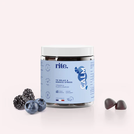  رايت قطع جيلاتينية لتخفيف التوتر والنوم الصحي 60 قطعة - Rite Calm Gummies 60  