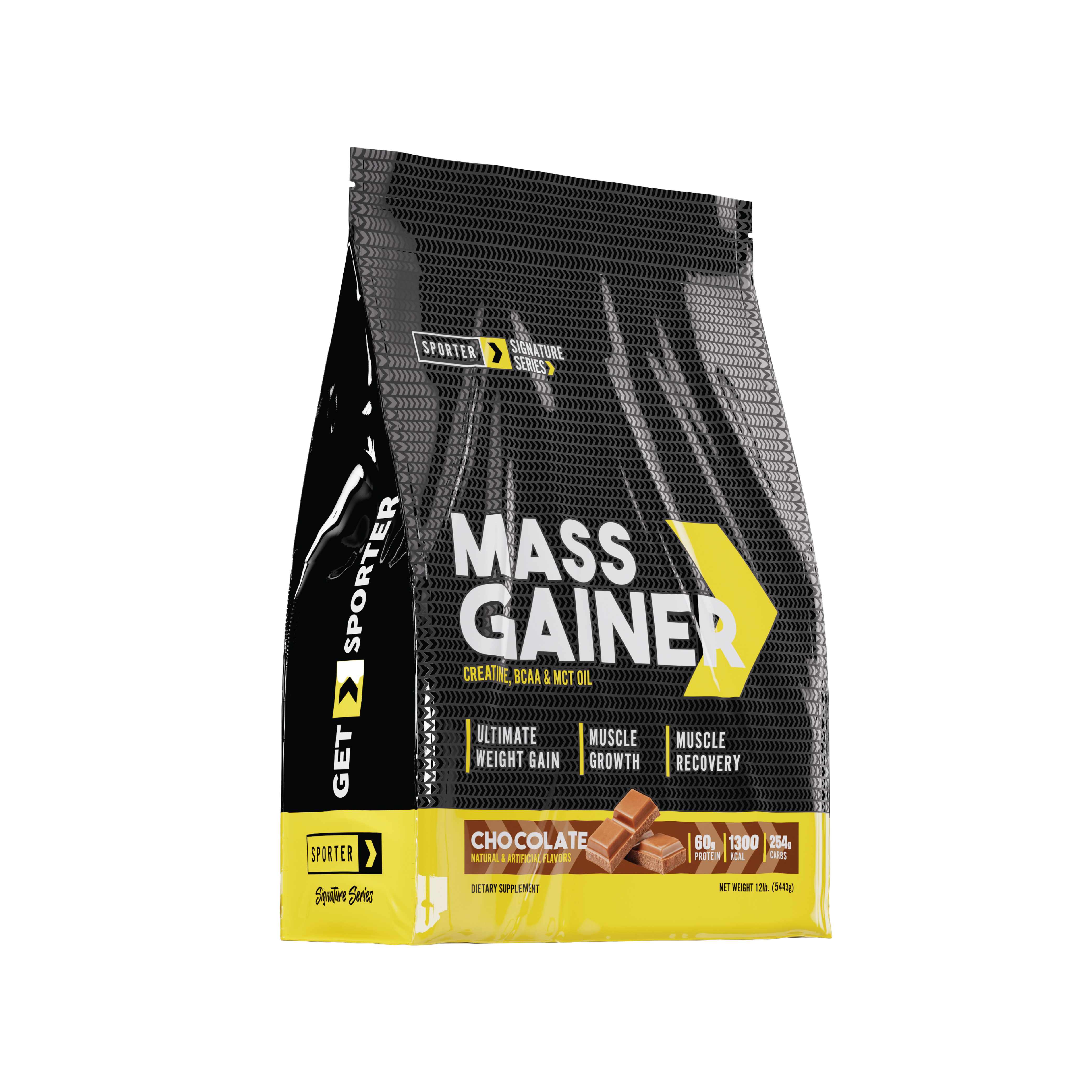  سبورتر – هاي بروتين ماس جينر – شوكولاتة – 7 باوند - Sporter - High Protein Mass Gainer - Chocolate - 7lb 