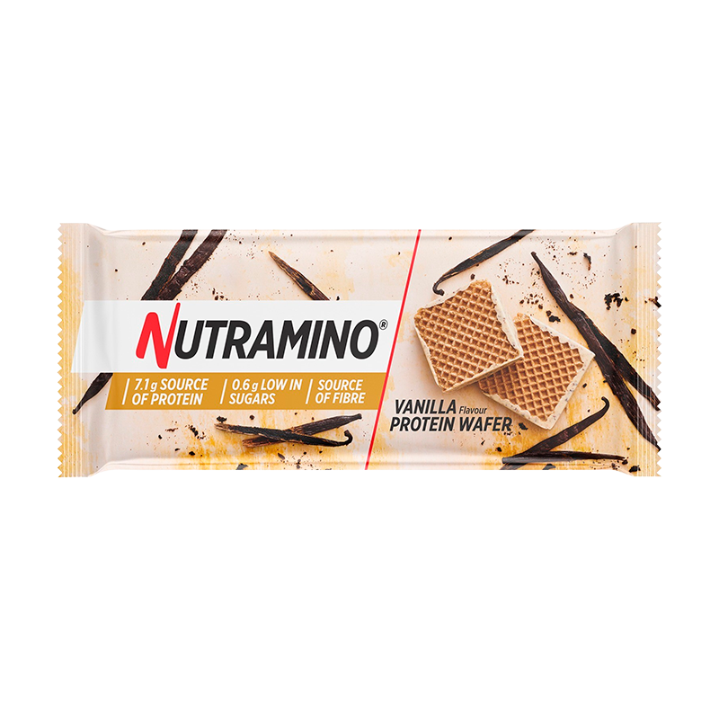  نيوترامينو ويفر بروتين محشو بنكهة الفانيلا 39 جم-Nutramino High Protein Wafer Vanilla 39 gm 