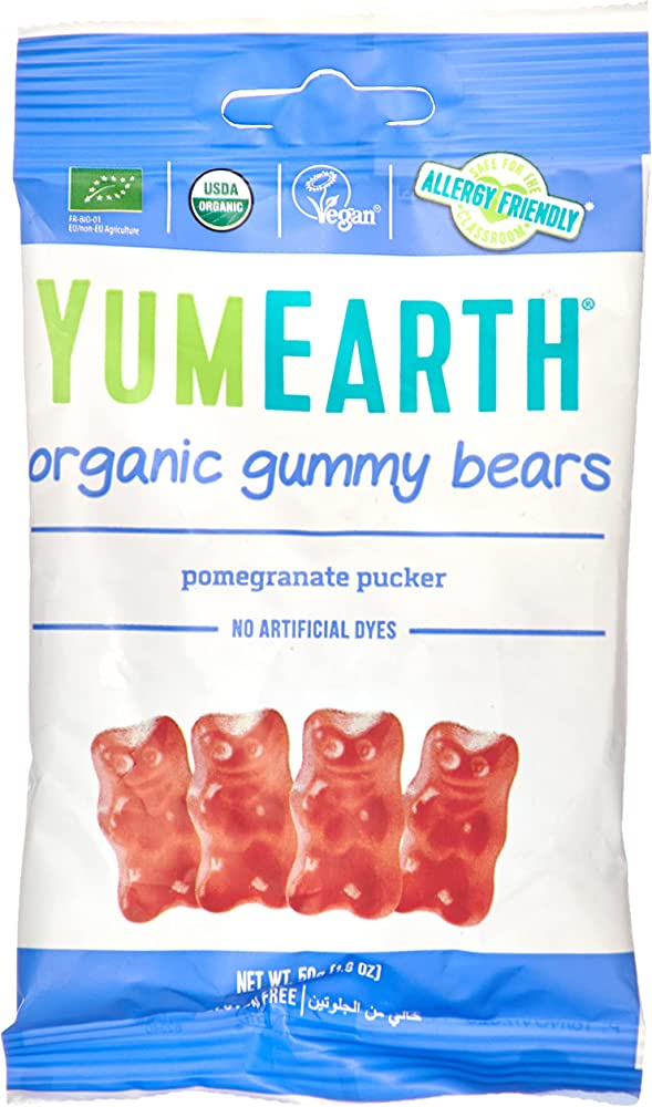  يام إيرث حلوى جيلاتينية عضوية × 50 جرام-YumEarth Organic Gummy Bears x 50GRAM 