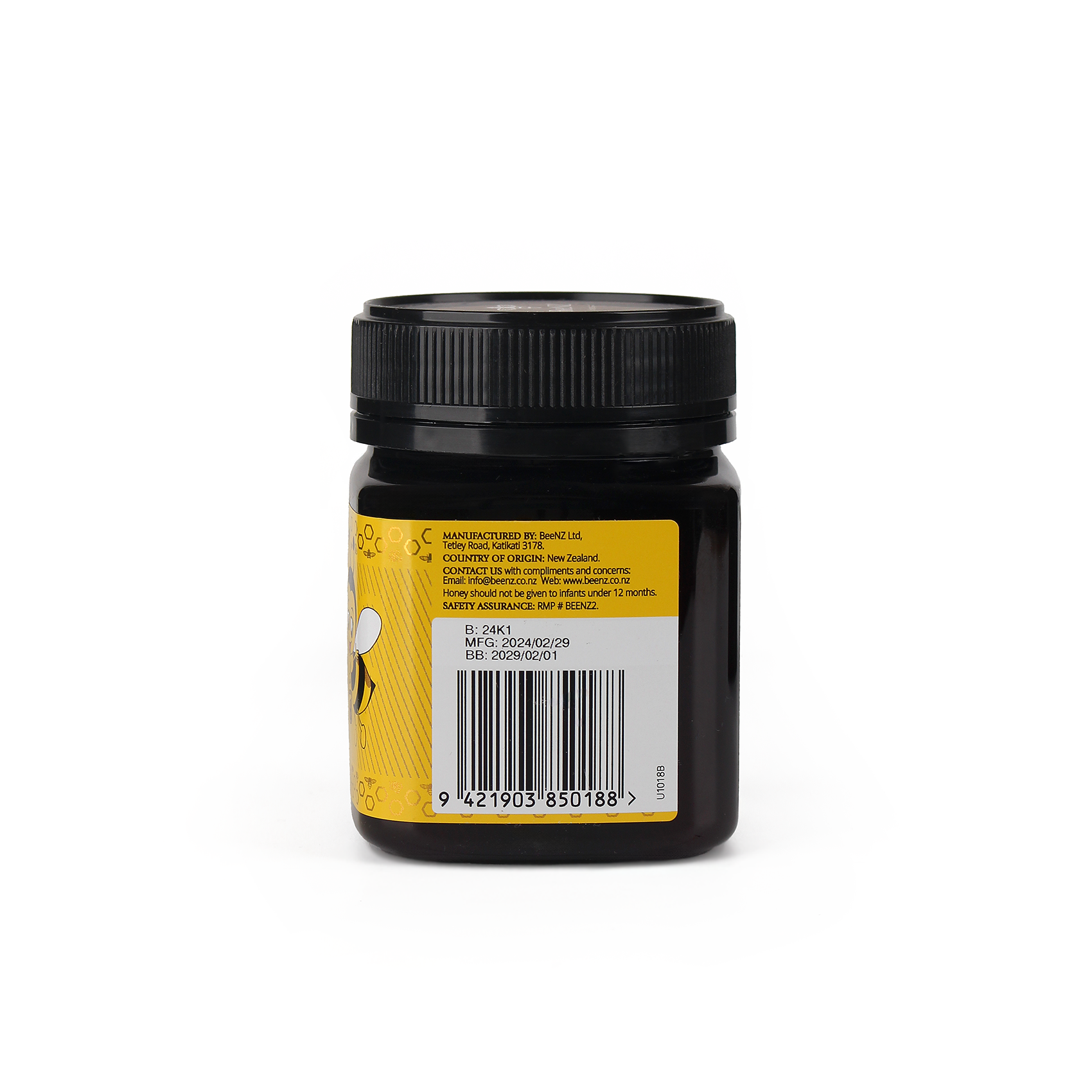  عسل بينز النيوزلندي النقي 250جرام- Beenz Pure NewZealand Honey 250g 