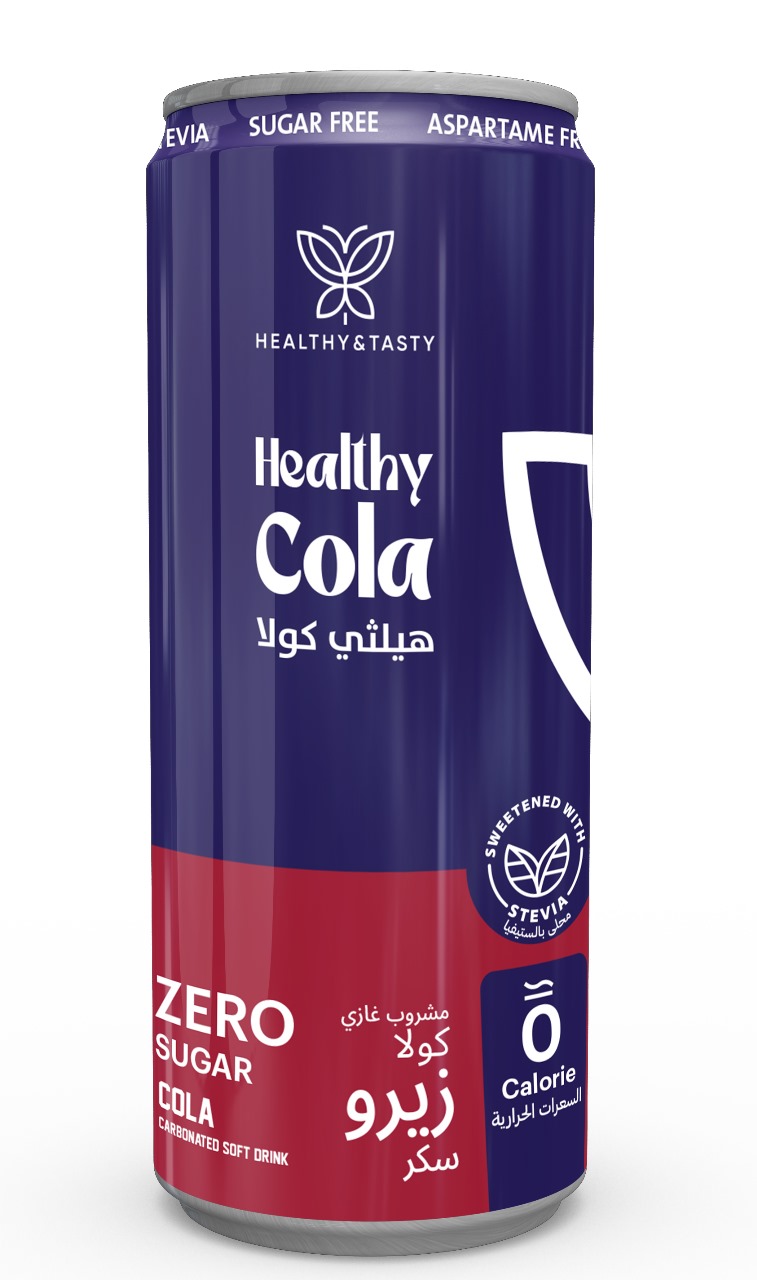  هيلثي كولا بنكهة الكولا زيرو سكر 250 مل - HEALTHY COLA ORIGINAL ZERO SUGAR 250 ML 