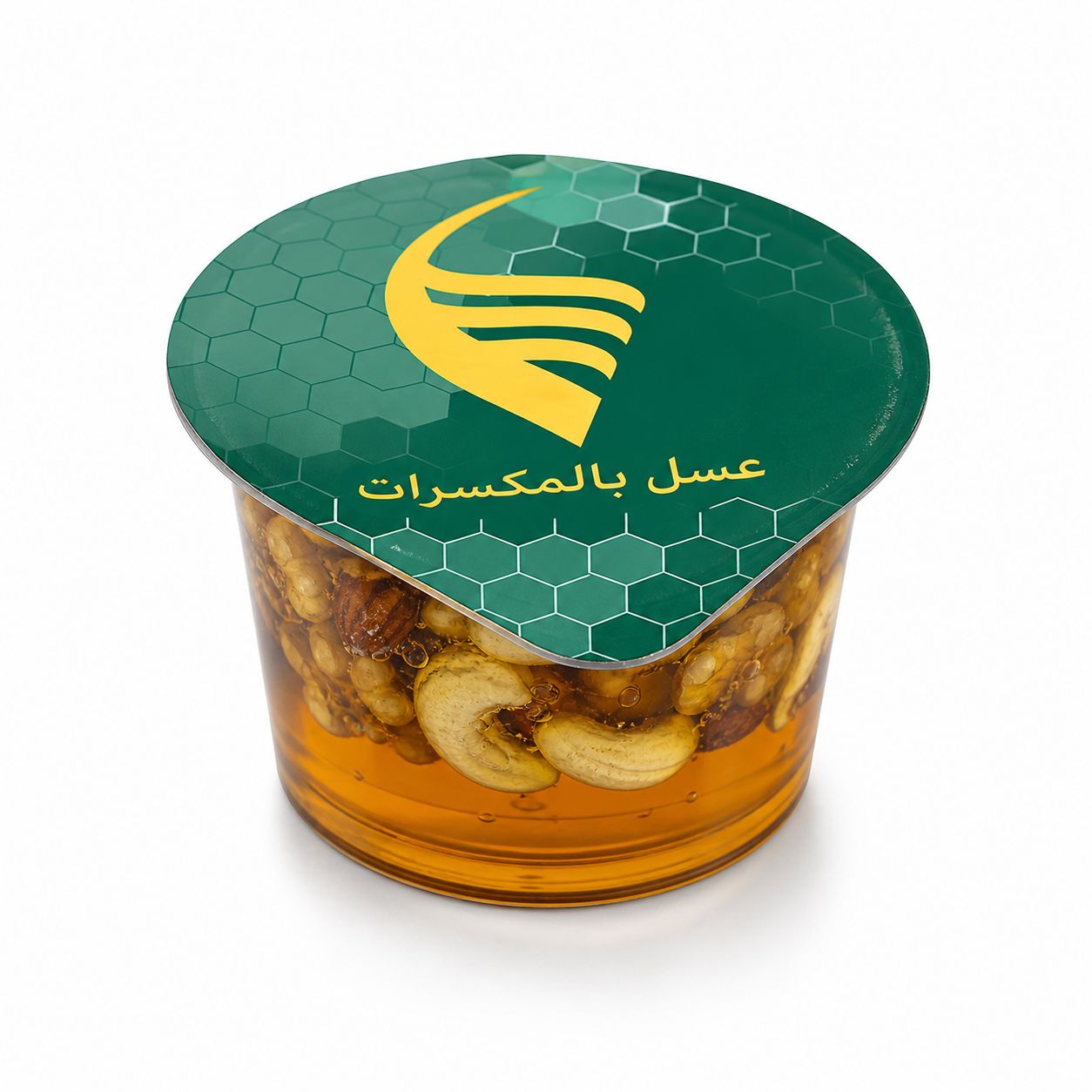  علبة عسل بالمكسرات  