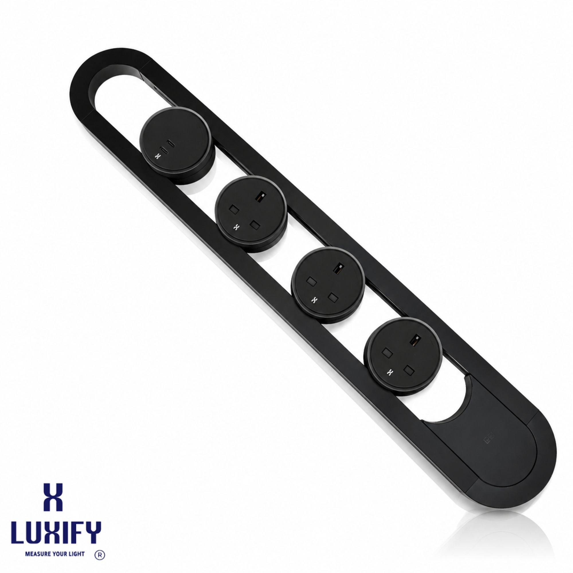 باكيج تراك سوكيت مجوف أسود 60 سم LUXIFY