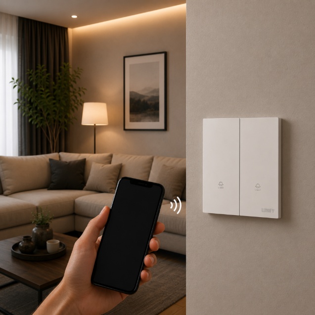 مفتاح ذكي WiFi ثنائي