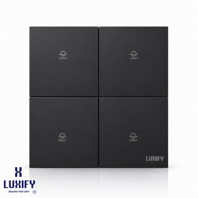 مفتاح رباعي سمارت أسود LUXIFY