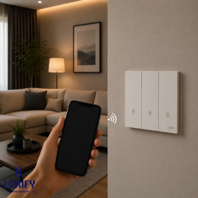 مفتاح ذكي WiFi 3 أزرار