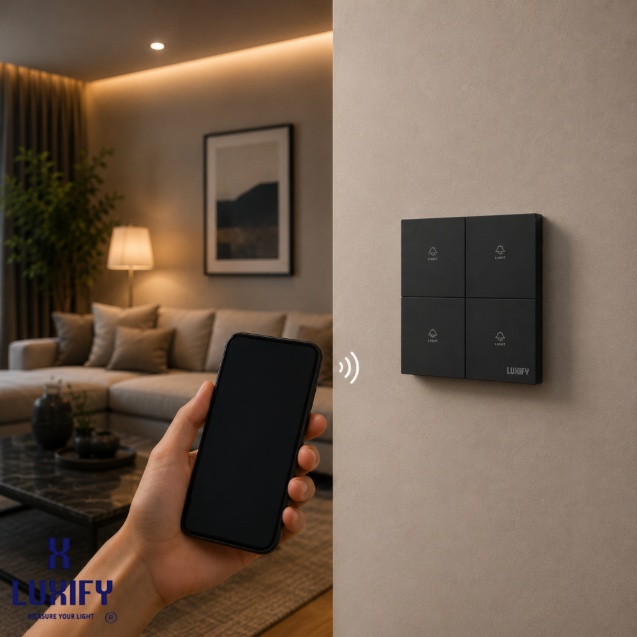 مفتاح ذكي WiFi 4 أزرار