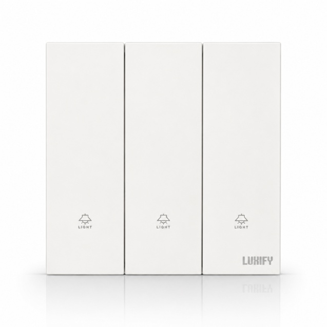 مفتاح ثلاثي سمارت أبيض LUXIFY