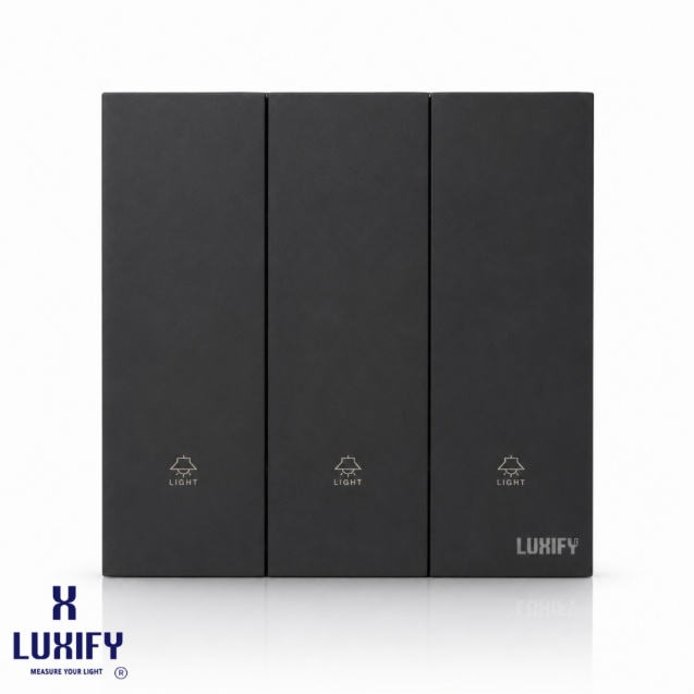 مفتاح ثلاثي سمارت أسود LUXIFY