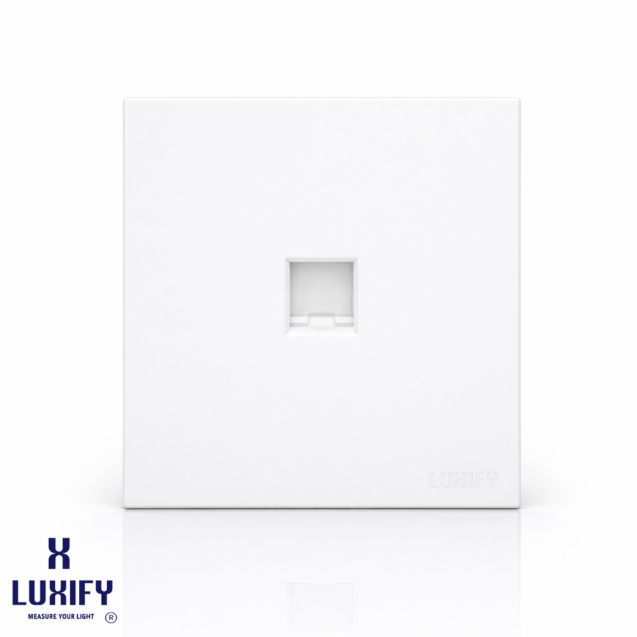 CAT6 network socket white LUXIFY